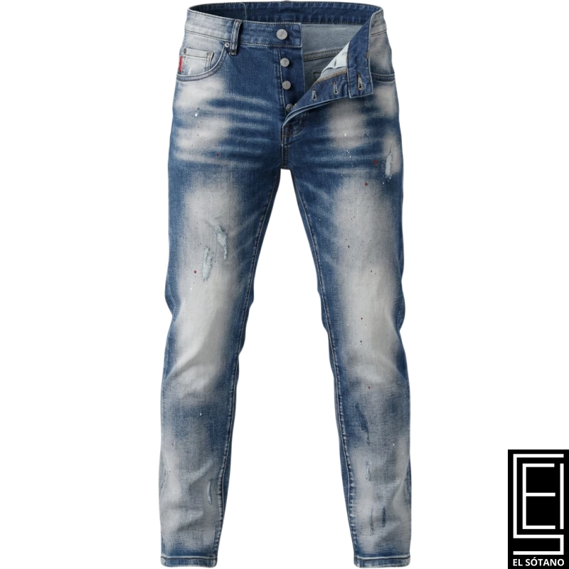 Pantalón Dsquared2 Cool Guy Jeans Azul Claro Desteñido Pantalón Dsquared2 Cool Guy Jeans Azul Claro Desteñido