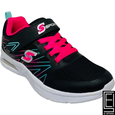 Zapatos Skechers Sport Girls Black Elian