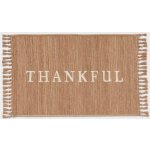 Alfombra Decorativa Yute Natural 50Cmx86Cm