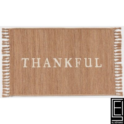 Alfombra Decorativa Yute Natural 50Cmx86Cm
