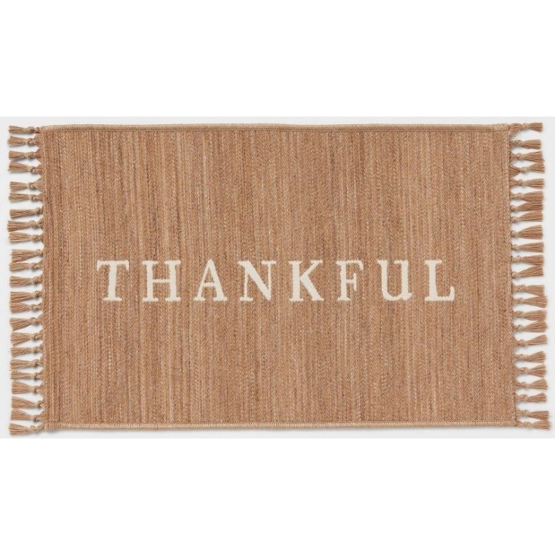 Alfombra Decorativa Yute Natural 50Cmx86Cm