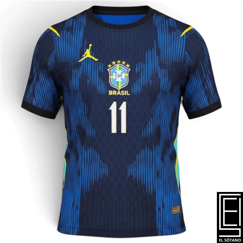 Franela Mundial De Futbol 2026 Brasil Raphinha Logo En Mangas