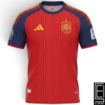 Franela Mundial De Futbol 2026 España Logo En Mangas