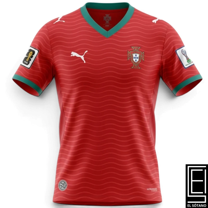 Franela Mundial De Futbol 2026 Portugal Logo En Mangas