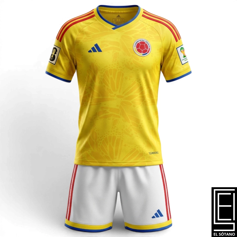 Franela Short Conjunto Mundial De Futbol Jugador Colombia Franela Short Conjunto Mundial De Futbol Jugador Colombia