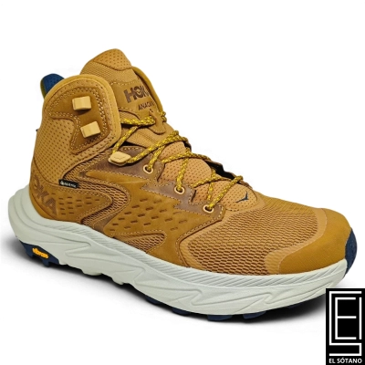 Botas Hoka Anacapa 2 Mid Gtx Cuentan Con Una Membrana Impermeable Gore-Tex Y Suela Vibram Megagrip Para Maxima Tracción Senderismo