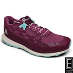 Zapatos Salomon Ultra Glide Para Mujer Reconocibles Por Su Color Violeta Y Sistema De Cordones Rápidos