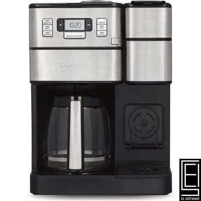 Cafetera Cuisinart Coffee Center Grind Brew Plus - Acero Inoxidable Y Negro