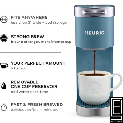 Cafetera Keurig K-Mini Plus Single-Serve - Azul