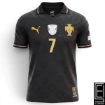 Franela Camiseta Mundial De Futbol 2026 Protugal Visitante Modelo Pantera Negra Camisa Futbol