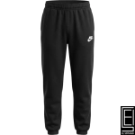 Pantalon Deportivo Nike Sportswear Club Fleece Kids De Color Negro