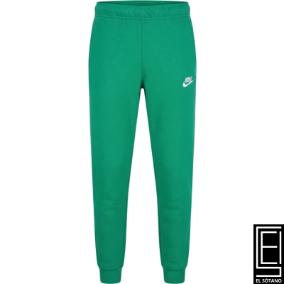 Pantalon Deportivo Nike Sportswear Club Fleece Kids De Color Verde