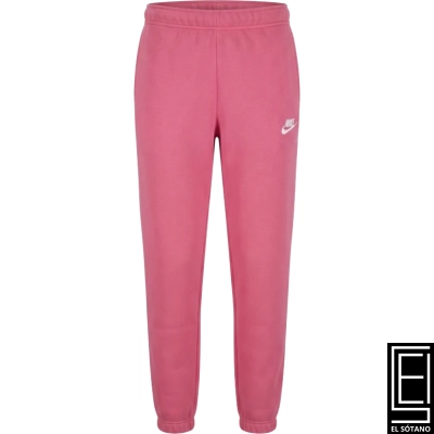 Pantalon Deportivo Nike Sportswear Club Fleece Kids De Color Vino Tinto