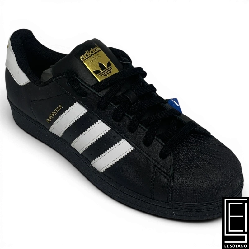 Zapatos Adidas Superstar Black White